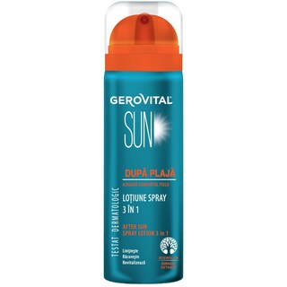 Gerovital | Sun | Lotiune spray 3 in 1 dupa plaja 150ml