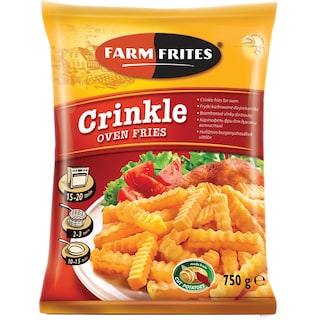 Farm Frites | Cartofi congelati Crinkle 750g