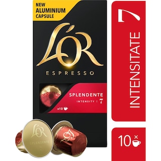 L'or | Cafea Espresso Splendente 7, 10 capsule