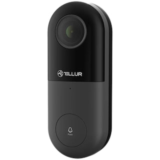 Tellur | Video interfon WiFi, 1080P, PIR, Wired, Black