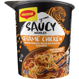 Maggi | Magic Asia | Preparat instant cu taitei in sos cu gust de pui si susan 75g