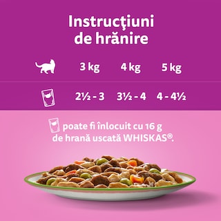 Whiskas | Hrana umeda pentru pisici Alegerea bucatarului, in sos 4x85g