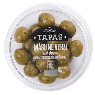 Excellent | Tapas | Masline verzi marinate cu usturoi si patrunjel 150g