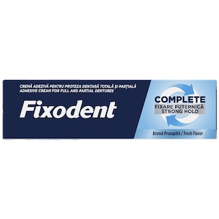 Fixodent | Crema adeziva pentru proteze dentare Complete Fresh Mint 47g