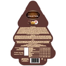 Ferrero | Praline asortate Brad de Craciun 129g