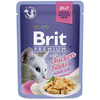 Brit Premium | Hrana umeda file de pui in jeleu 85g