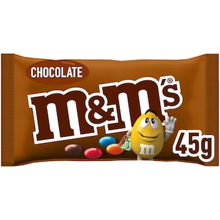 m&m's | Bomboane de ciocolata cu lapte cu glazura crocanta si colorata 45g