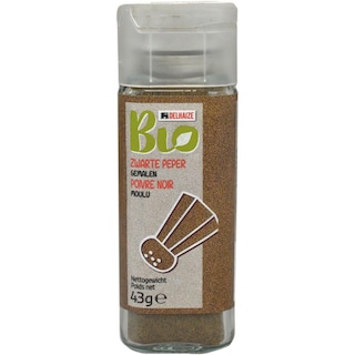 Delhaize Bio | Piper negru macinat bio 43g