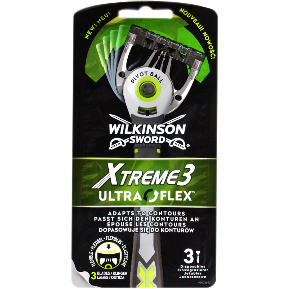 Wilkinson | Xtreme3 | Aparat de ras Ultra Flex, 3 bucati