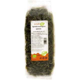 Petras Bio | Paste spirale cu spanac bio 400g
