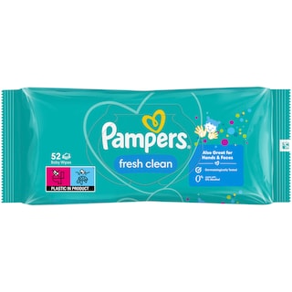 Pampers | Servetele umede Fresh Clean, 52 bucati