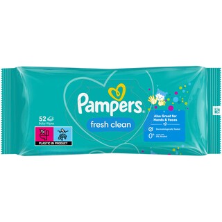 Pampers | Servetele umede Fresh Clean, 52 bucati