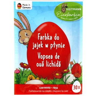 Heitmann | Vopsea de oua lichida rosie 10ml
