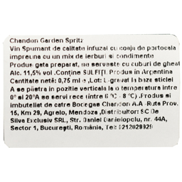 Chandon | Garden Spritz bautura spumoasa aromatizata 0.75L
