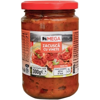 MEGA | Zacusca cu vinete 300g