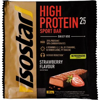 Isostar | Baton proteic cu aroma de capsuni 3 bucati 3x35g