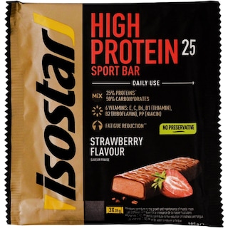 Isostar | Baton proteic cu aroma de capsuni 3 bucati 3x35g