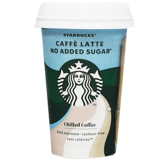 Starbucks | Caffe Latte fara zahar adaugat, fara lactoza 220ml