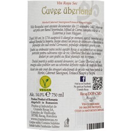 Cuvee Uberland | Vin rosu cupaj Cabernet Sauvignon si Merlot 0.75L