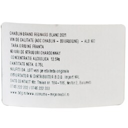 Regnard | Vin alb Grand Chablis 750ml