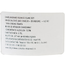 Regnard | Vin alb Grand Chablis 750ml