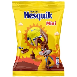 Nesquik | Mini napolitate cu crema de lapte, acoperite cu ciocolata cu lapte 170g