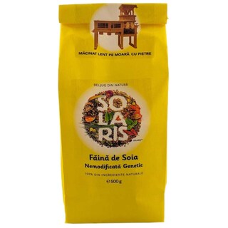 Solaris | Faina din soia nemodificata genetic 500g