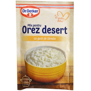 Dr. Oetker | Mix pentru orez desert cu gust de lamaie 93g