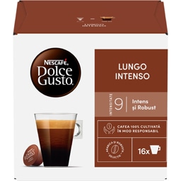 Nescafe | Dolce Gusto | Cafea Lungo Intenso, 16 capsule