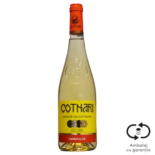 Vin alb demidulce Grasa de Cotnari 0.75L