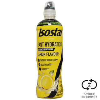 Isostar | Bautura izotonica cu aroma de lamaie 0.5L