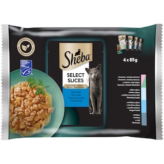 Sheba | Selection | Hrana umeda plic pentru pisici cu peste 4x85g
