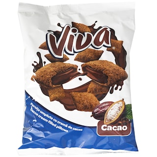 Viva | Pernite umplute cu crema de cacao 200g