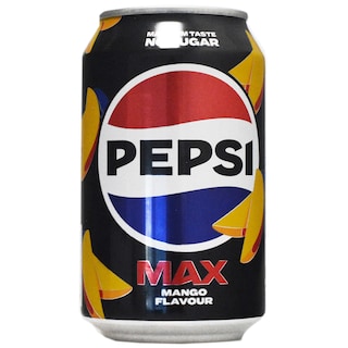 Pepsi | Max | Bautura racoritoare carbogazoasa cu suc de mango, cu indulcitori 330ml
