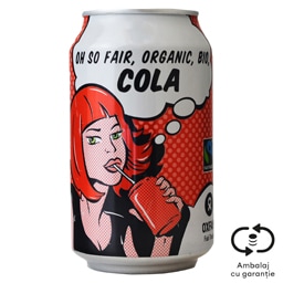 Bautura carbogazoasa cu aroma de Cola eco 330ml