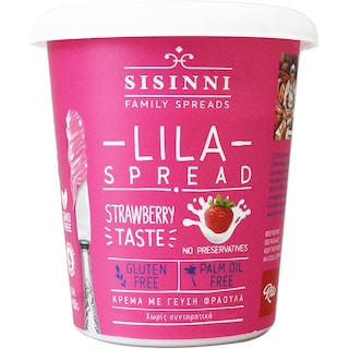 Sisinni | Crema tartinabila cu aroma de capsuni 400g