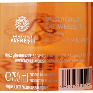 Domeniile Averesti | Vin rose sec 0.75L