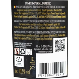 Angelli | Cuvee Imperial | Vin spumant alb demisec 0.75L