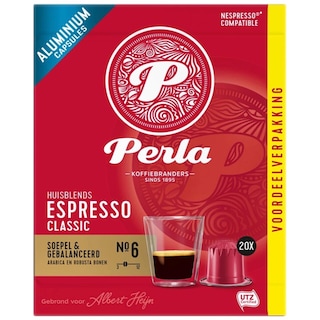 Perla | Cafea Espresso 06 Classic, 20 capsule