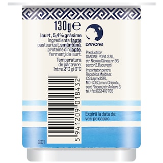 Danone | Iaurt in stil grecesc 5.4% grasime 130g