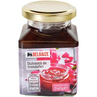 Delhaize | Dulceata de trandafiri 240g