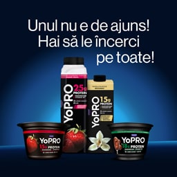 YoPRO | Iaurt cu afine, indulcitori si continut crescut de proteina 160g