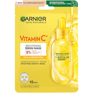 Garnier | Masca servetel cu vitamina C pentru hidratare si iluminare