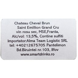 Chateau  Cheval | Vin rosu cupaj Merlot, Cabernet Sauvignon, Cabernet Franc 0.75L