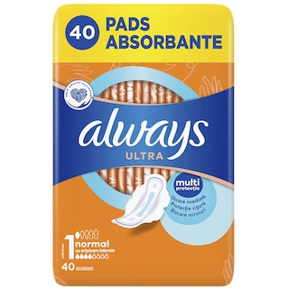 Always | Absorbante Ultra Normal, 40 bucati