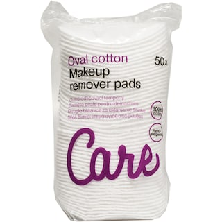 Care | Dischete ovalehiere pentru demachiere, 50 bucati