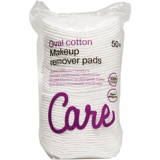 Care | Dischete ovalehiere pentru demachiere, 50 bucati
