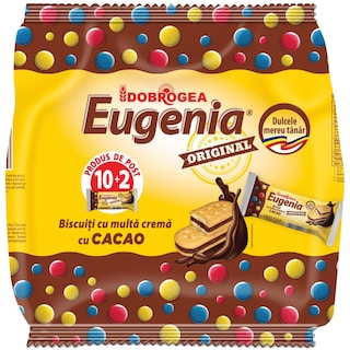 Eugenia | Biscuiti cu crema cu cacao 10+2 x 36g