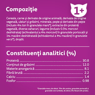 Whiskas | Hrana uscata pentru pisici, cu ton 1.4kg