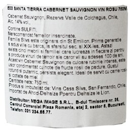 Santa Tierra | Vin rosu Cabernet Sauvignon 0.75L